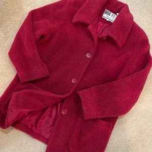 Fleece blazer style jacket